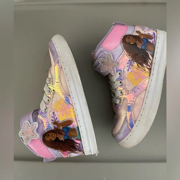 CHARACTER Little Mermaid High Top - Kids Size 13 - Picture 4 of 9